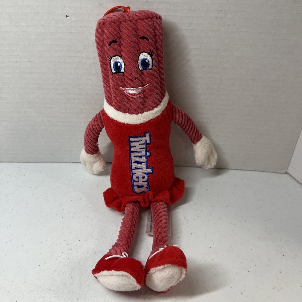 Hershey's Park Chocolate World Twizzler Red Licorice Candy Plush 13" Stuffed Toy